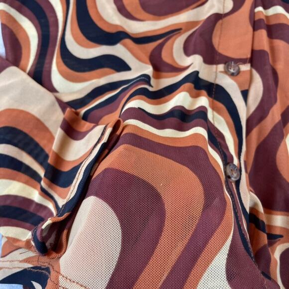 Bundle 4 Altar'd State Shirts Sweater Tops S M White Gray Brown - Picture 6 of 14